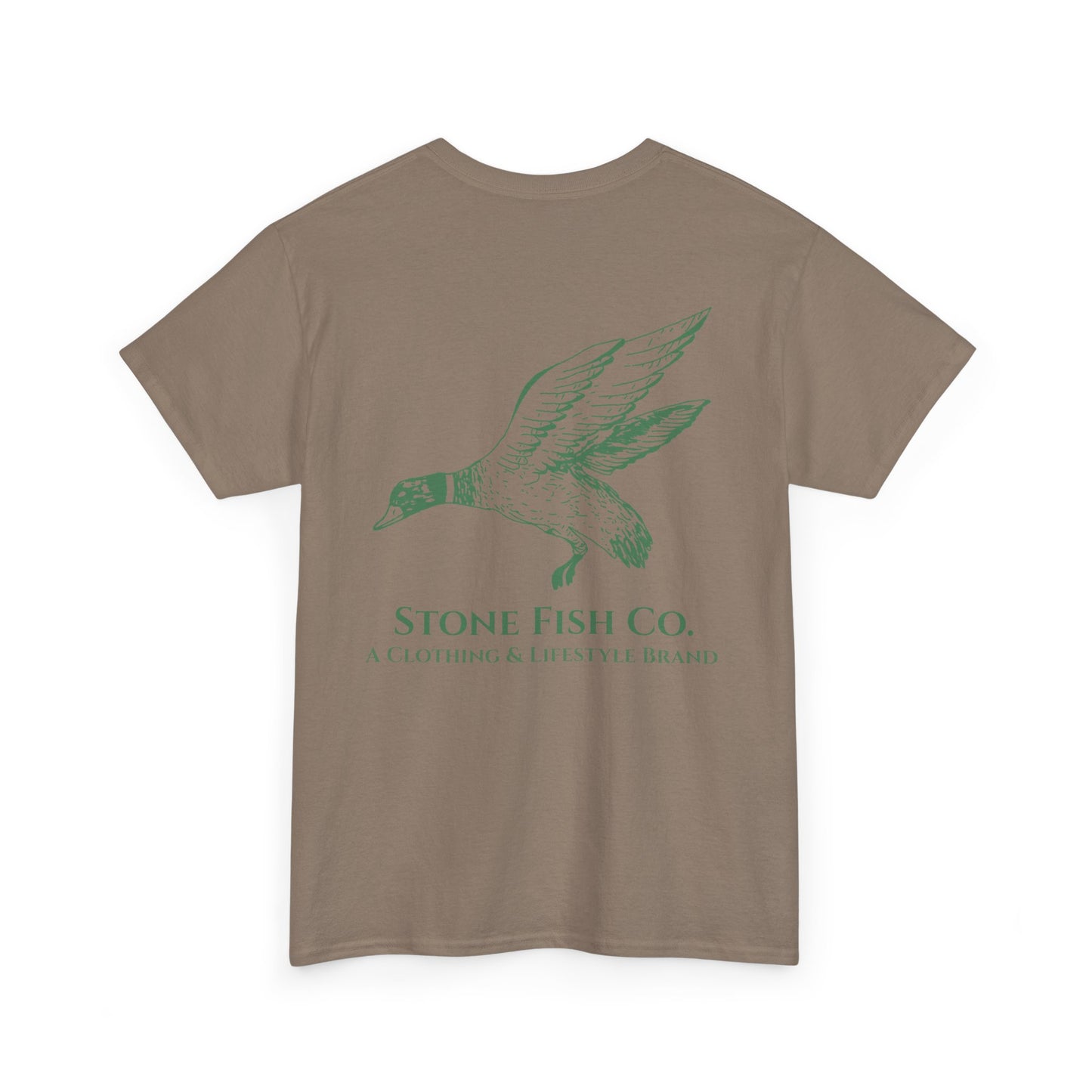 Stone Fish Co. Men's Heavy Cotton Tee - Duck Hunting