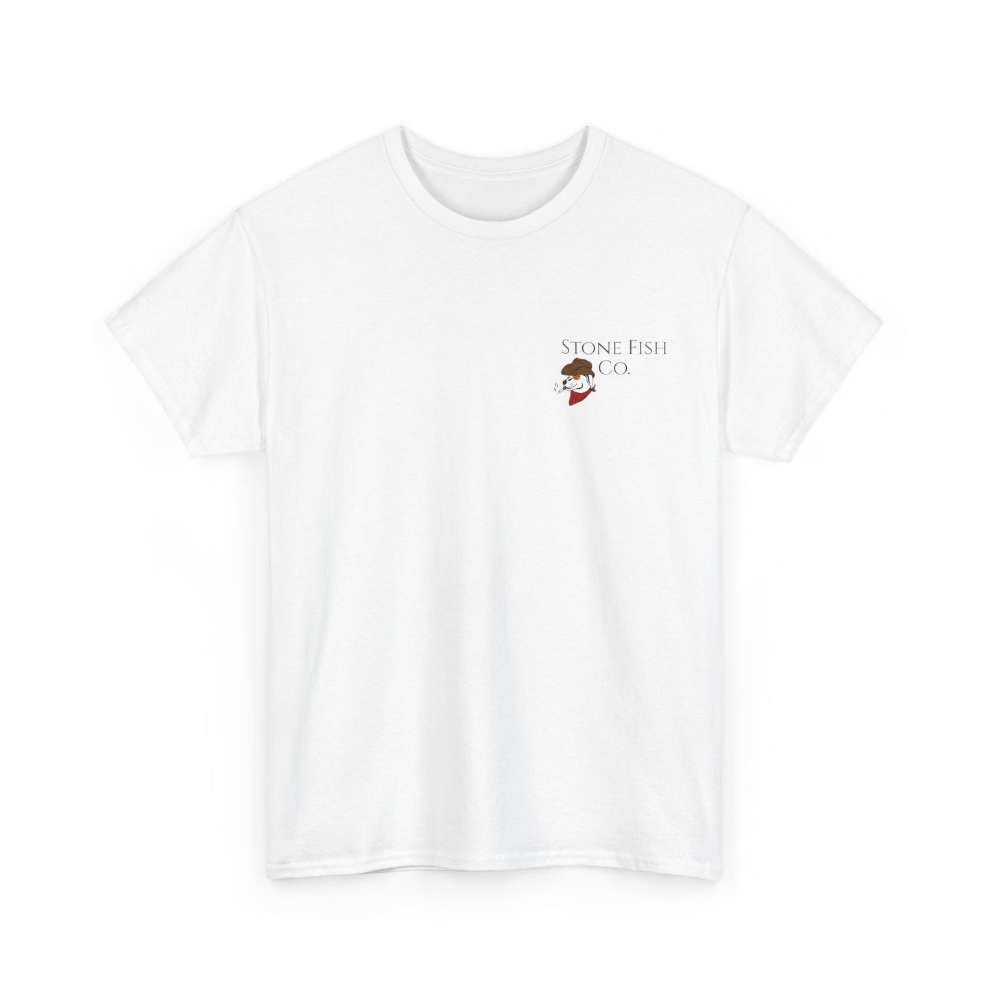 Stone Fish Co. Men's Heavy Cotton Tee, Old Dog New Tricks