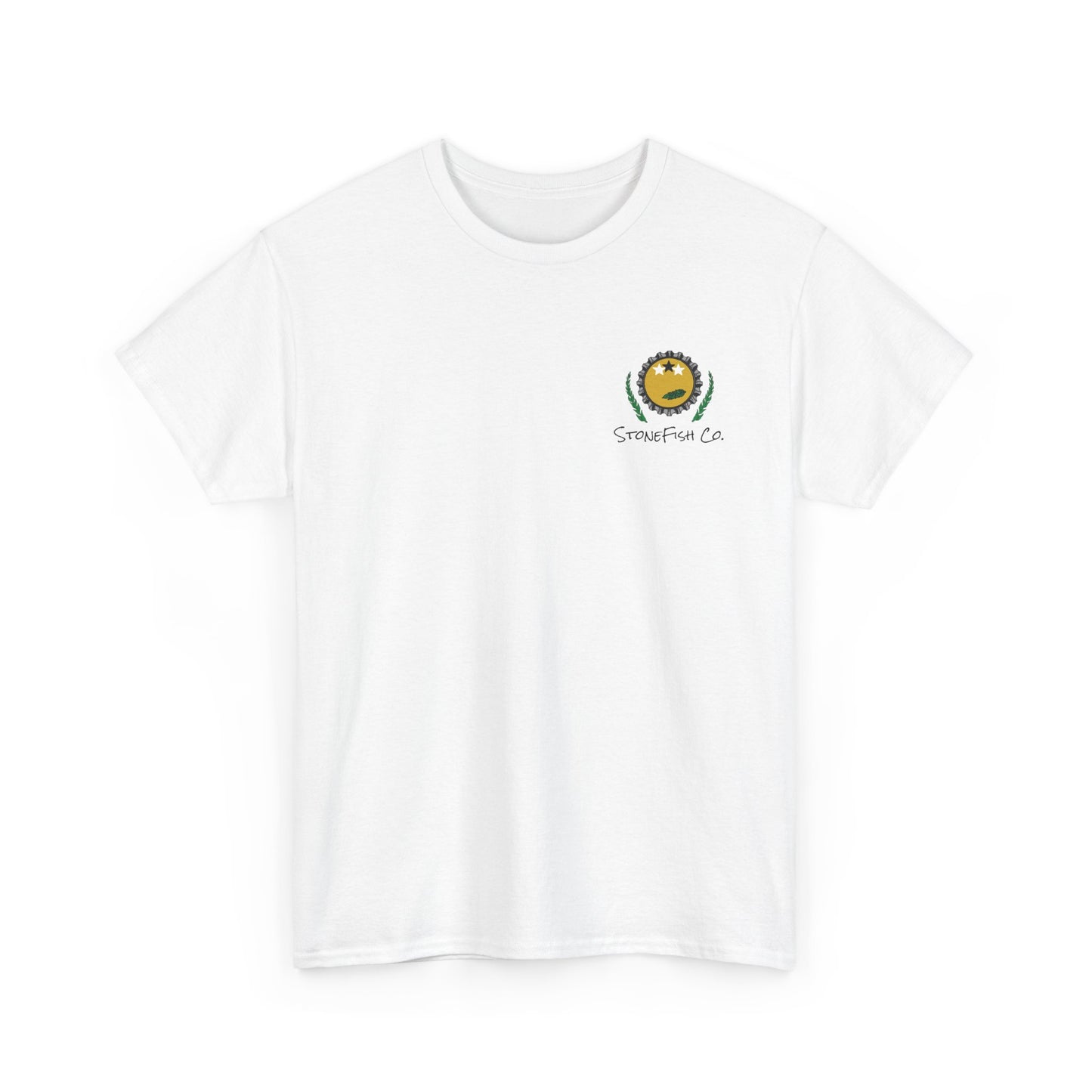 Men's Heavy Cotton Tee - Stone Fish Co. Vintage Brewery
