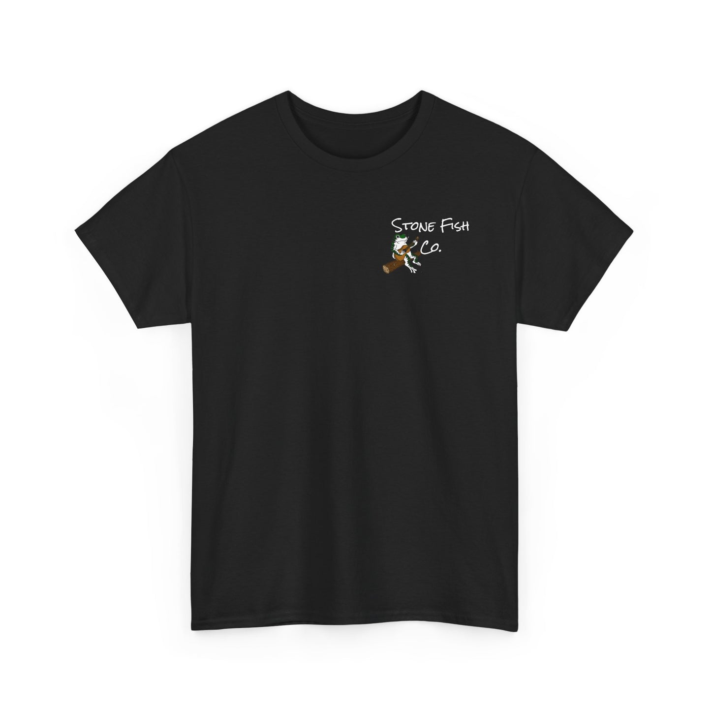 Stone Fish Co. Men's Heavy Cotton Tee - Strumming Along