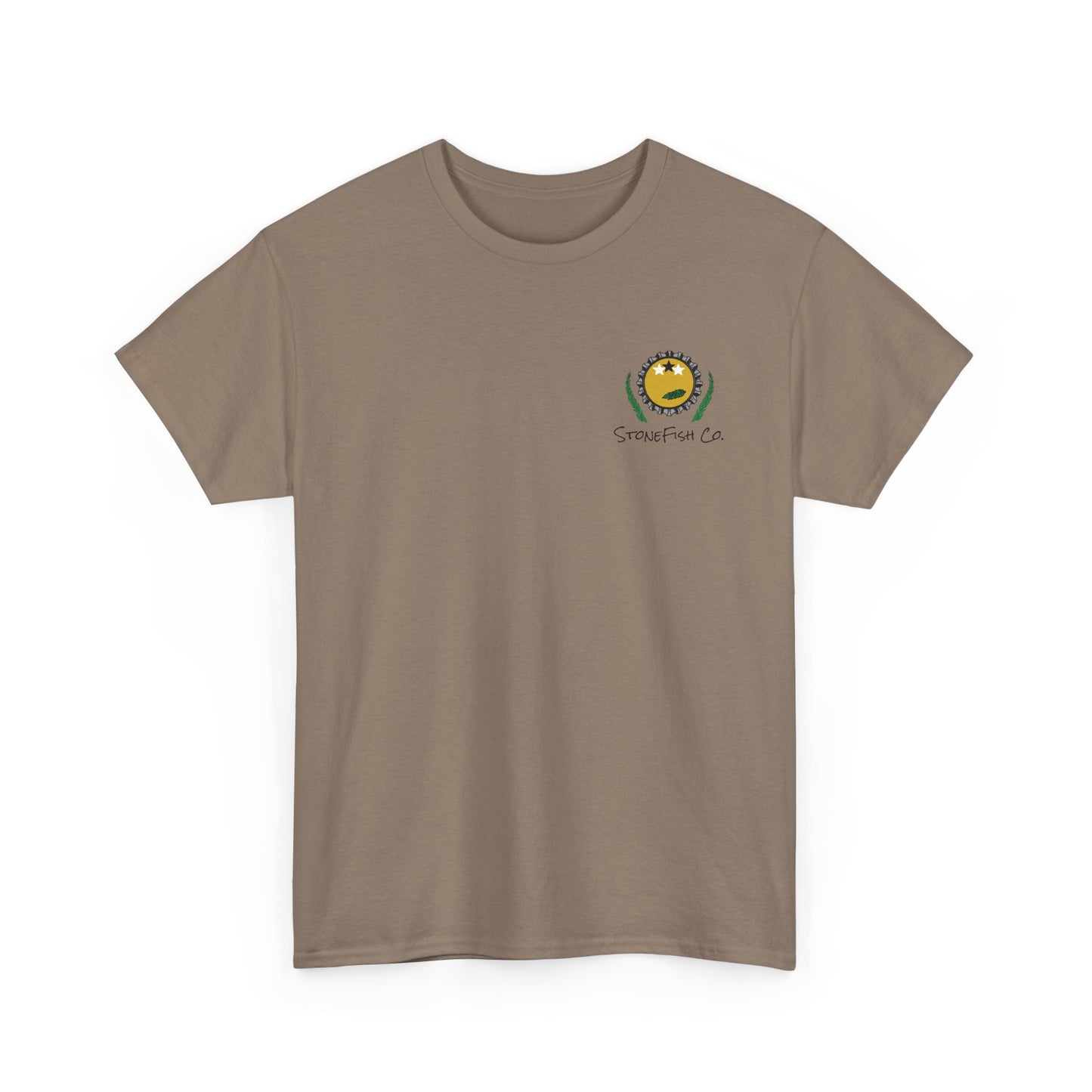 Men's Heavy Cotton Tee - Stone Fish Co. Vintage Brewery